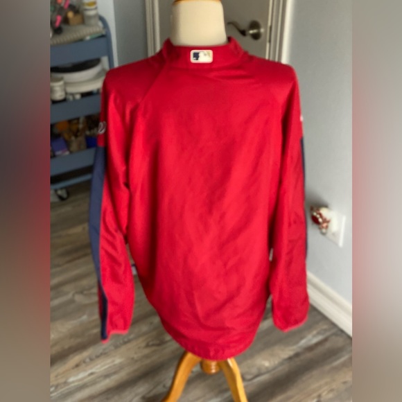 Vintage Majestic Washington Nationals 3/4 Zip Jacket - Picture 8 of 9